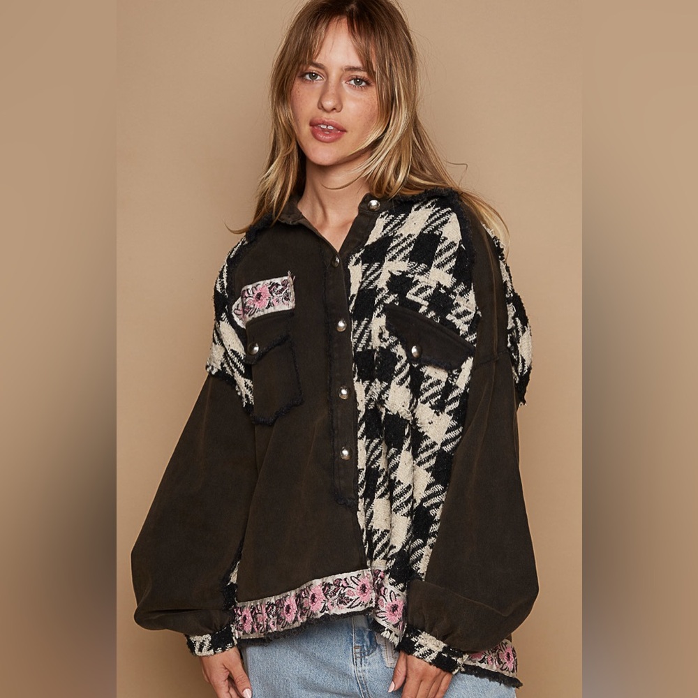 POL NEW Gorgeous Embroidered Jacket Coat Size Small